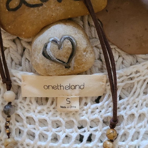 NEW NWT  BOHO CREAMY WHITE  CROCHET DRESS COVERUP. - Picture 15 of 15